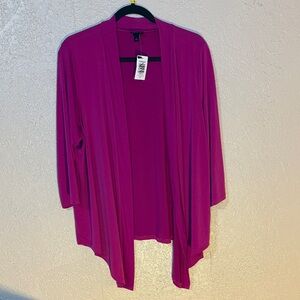 Torrid Fuchsia Open Front Cardigan